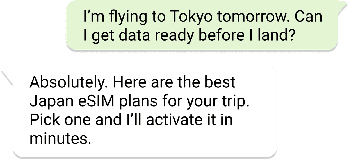 WhatsApp conversation